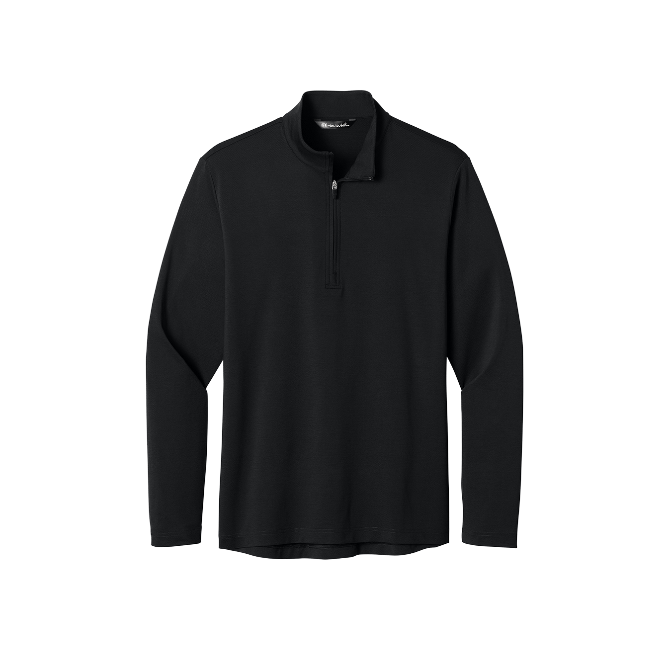 Black / S Custom Travis Mathew Men's Onward 1/4-Zip - Corporate Gifts