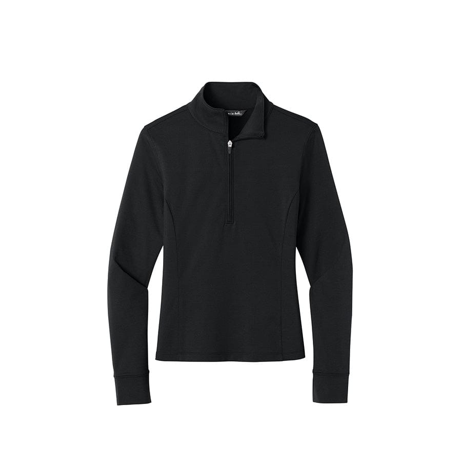 Black / S Custom Travis Mathew Women's Onward 1/2-Zip - Corporate Gifts