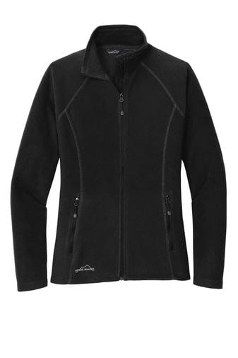Black / Women's / XS Custom Eddie Bauer Full-Zip Microfleece Jacket
