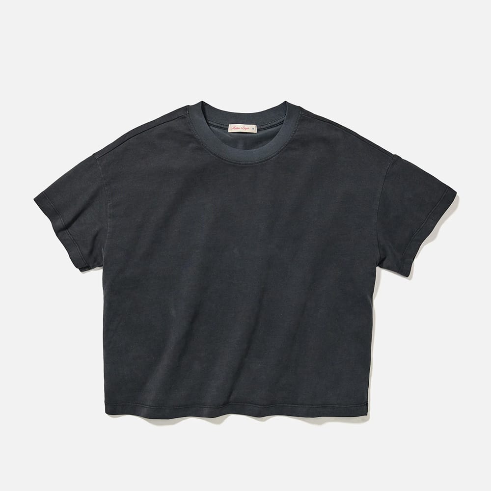 Black / XL Custom Marine Layer Women's Luxe Jersey Relaxed Tee - Corporate Gifts