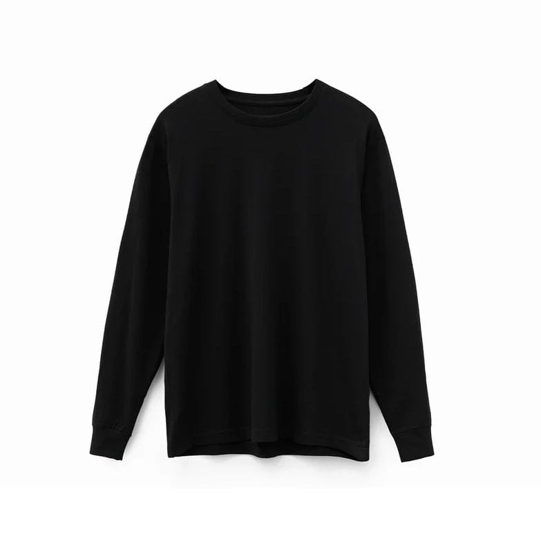 Black / XS Custom Original Favorites Supima Cotton Long Sleeve T-Shirt