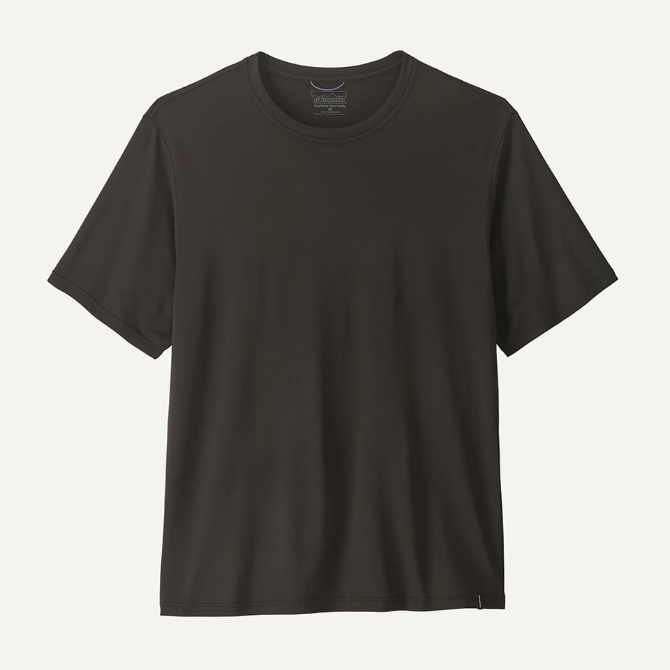 Black / XS Custom Patagonia Mens Capilene Cool Daily Shirt - Corporate Gifts