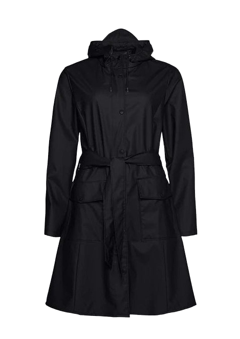 Black / XS Custom RAINS Curve Jacket