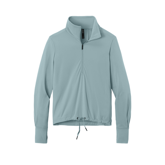 Blue Fog / XS Custom Miir Women's Kivu 1/4 Zip - Corporate Gifts