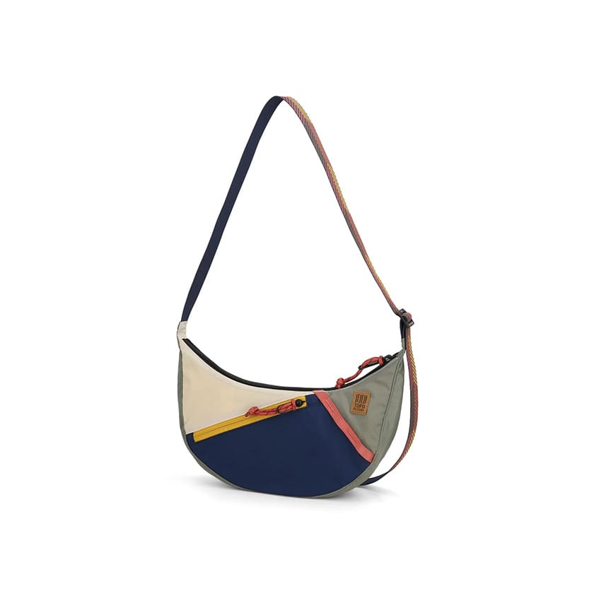 Bone White / Beetle Custom Topo Designs Moonlight Crossbody Bag - Corporate Gifts