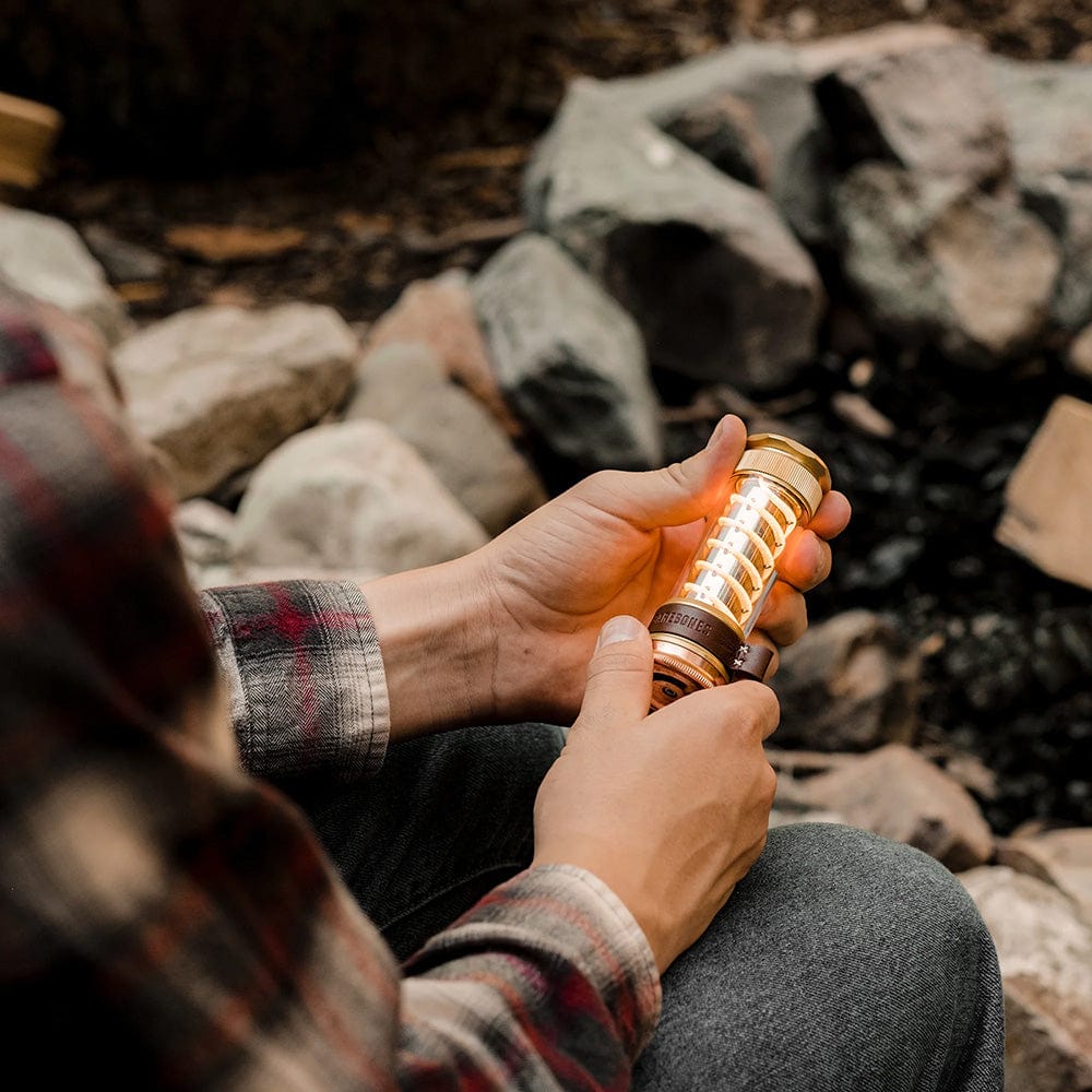 Brass Custom Barebones Edison Light Stick - Corporate Gifts