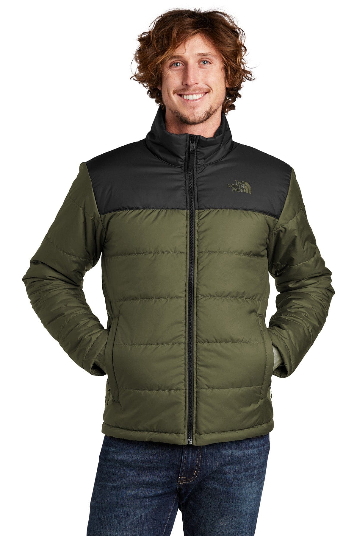 Burnt Olive Green / XS Custom The North Face Everyday Insulated Jacket