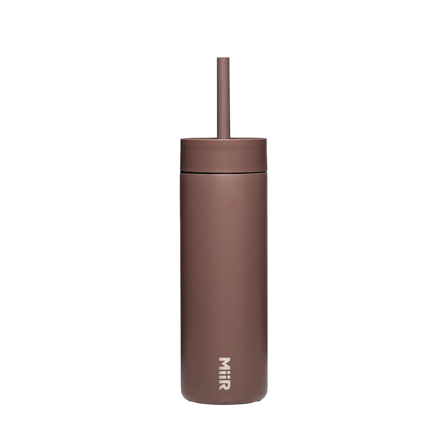 Cedar Brown Custom MiiR Sipper Straw Bottle - Corporate Gifts