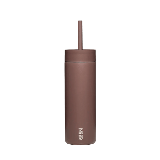 Cedar Brown Custom MiiR Sipper Straw Bottle - Corporate Gifts