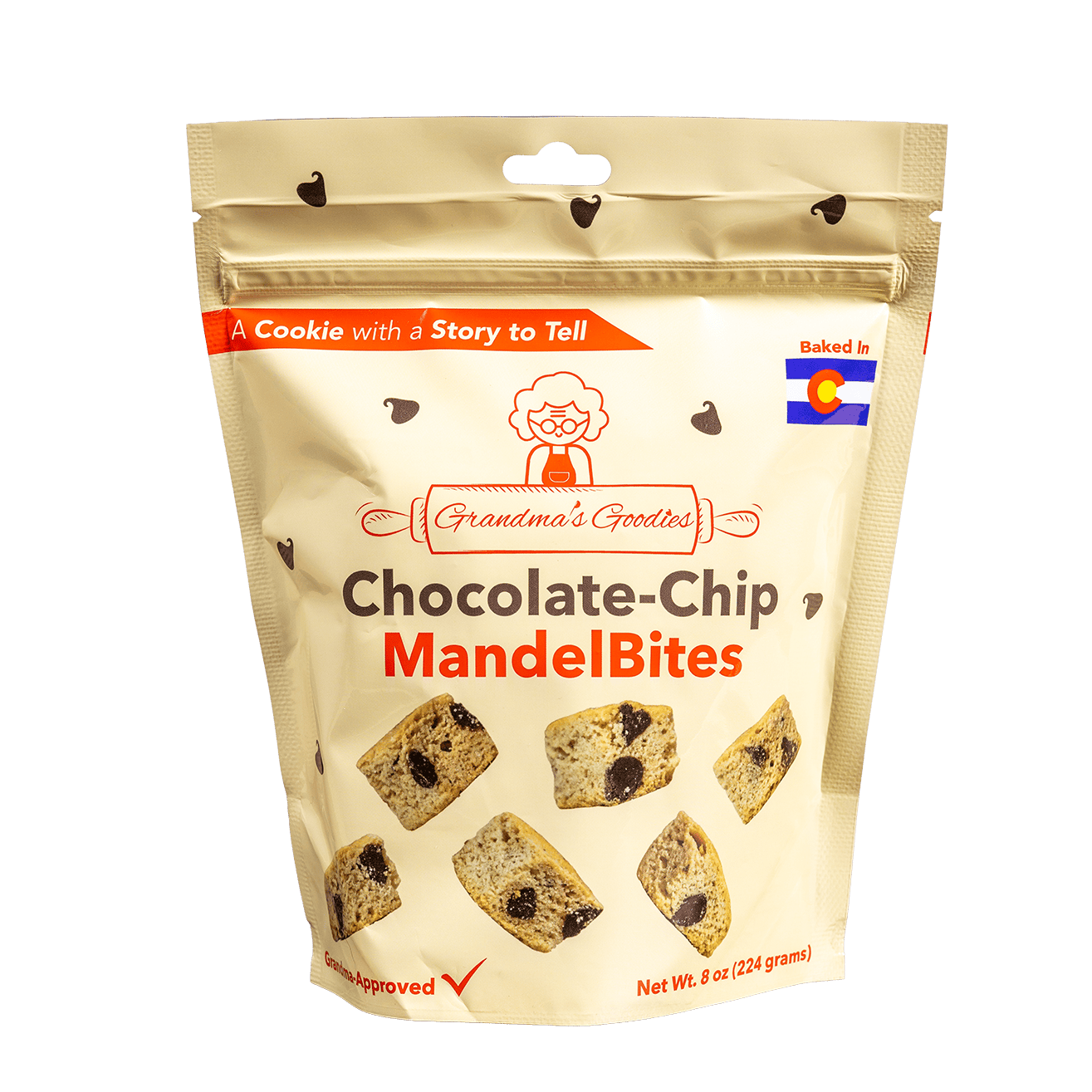 Chocolate-Chip Custom Grandma's Goodies Mandel Bites - Corporate Gifts