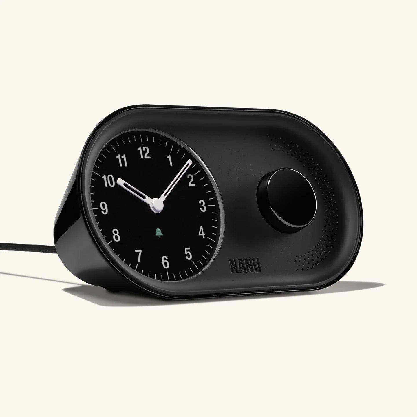 Classic Black Custom Nanu Arc Alarm Clock - Corporate Gifts