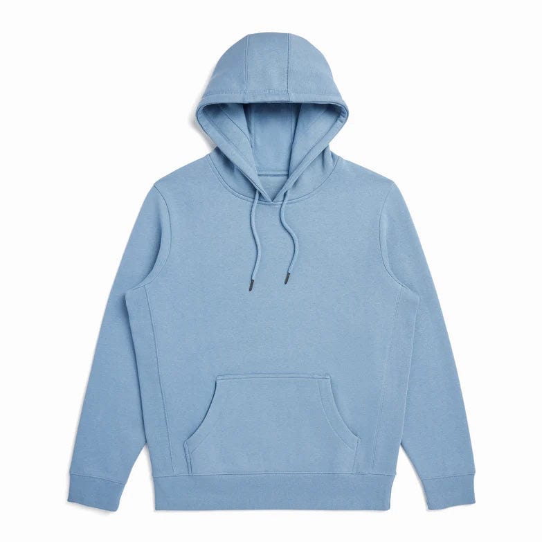 Cloudy Blue / XS Custom Original Favorites Organic Cotton Hooded Sweatshirt