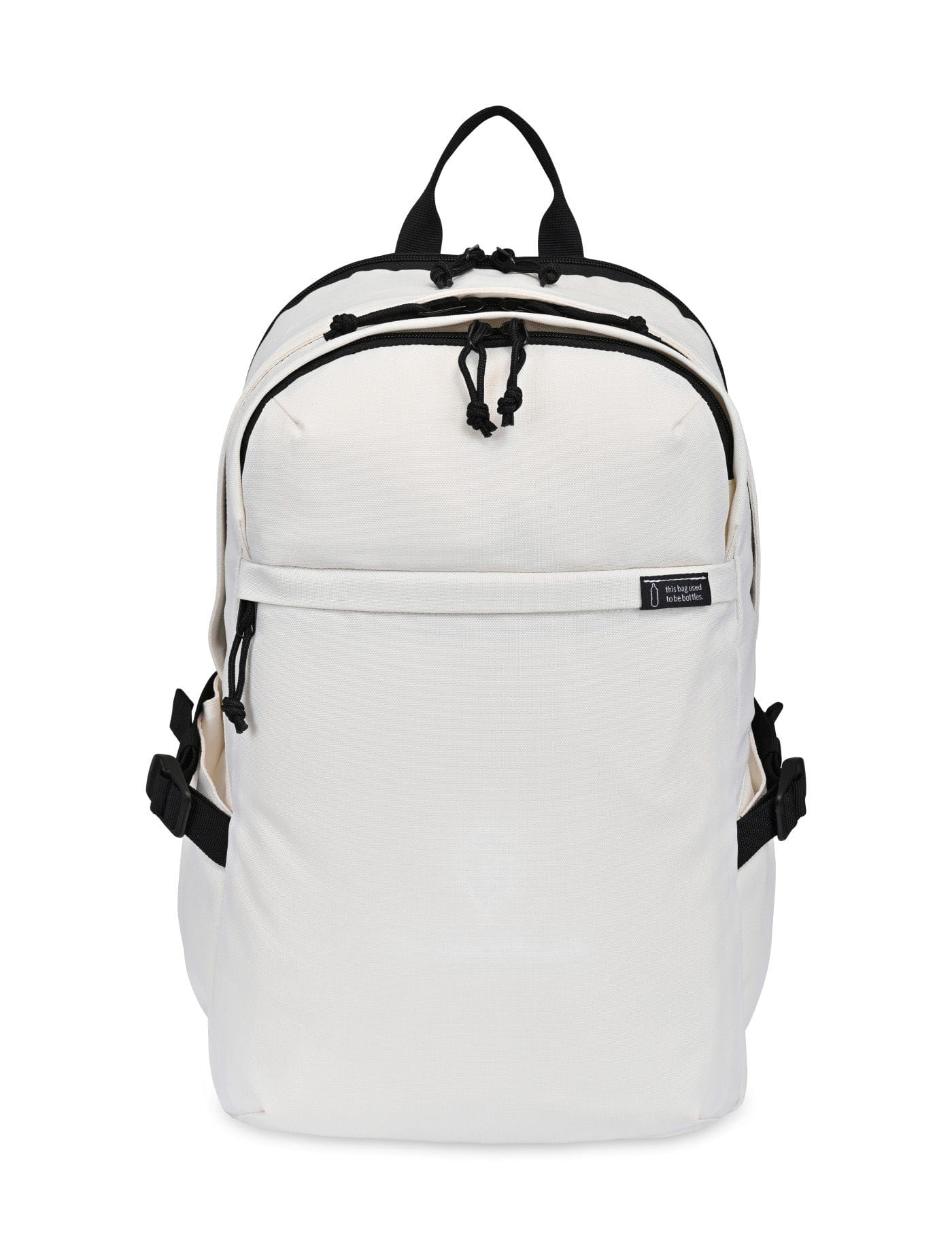 Cream Custom Recycled  rPET Computer Backpack