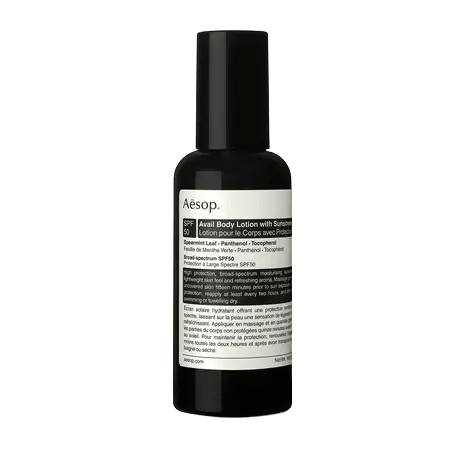 Custom Aesop Avail Body Lotion with Sunscreen - Corporate Gifts