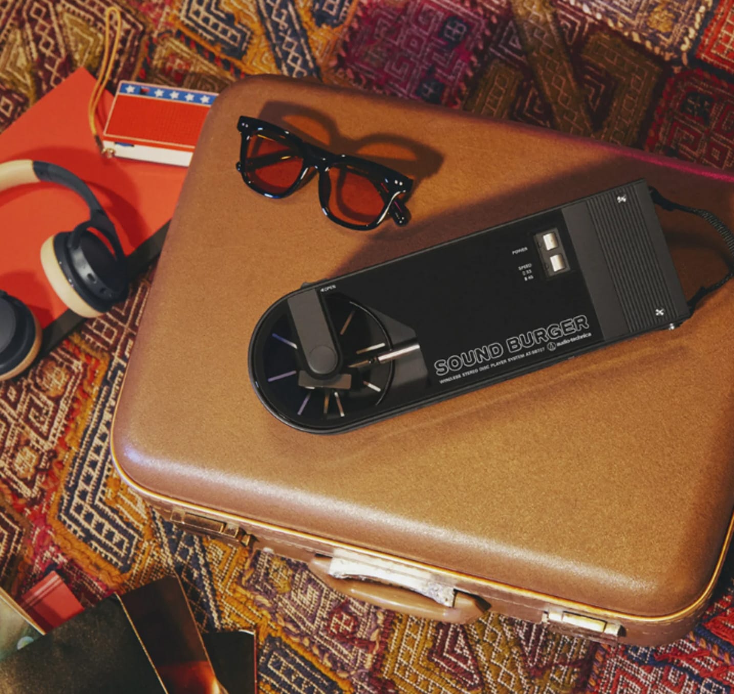 Custom Audio-Technica Sound Burger Portable Bluetooth Turntable - Corporate Gifts