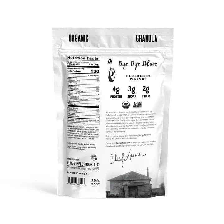 Custom Banner Road Bye Bye Blues Granola - Corporate Gifts