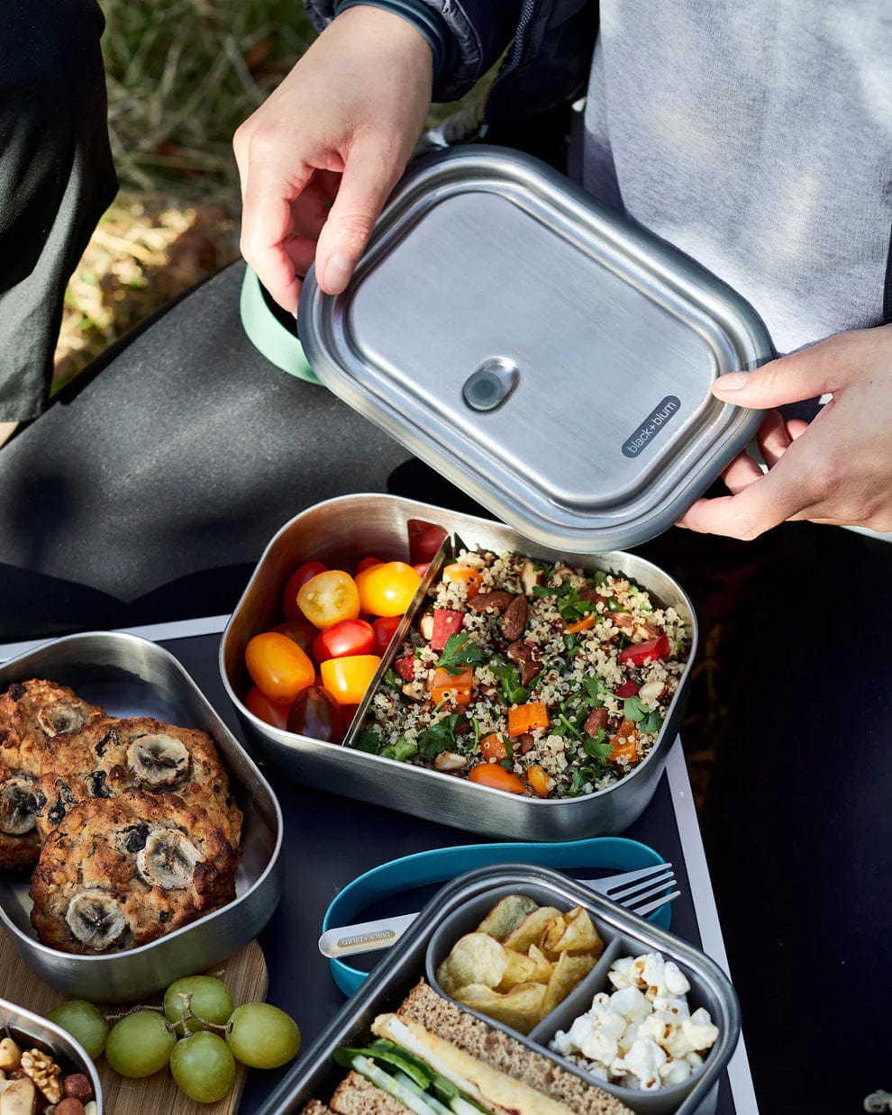 Customised Lunch Box Custom Black + Blum Lunch Box | Corporate Gifts | C&T – Clove & Twine