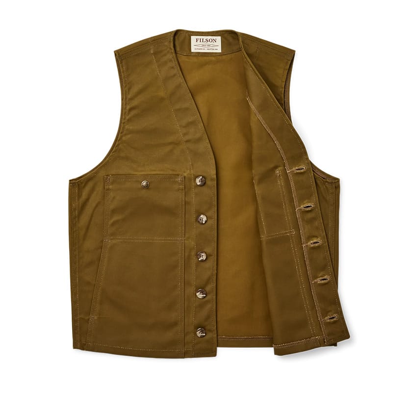 Custom FILSON Oil Tin Cloth Vest - Corporate Gifts