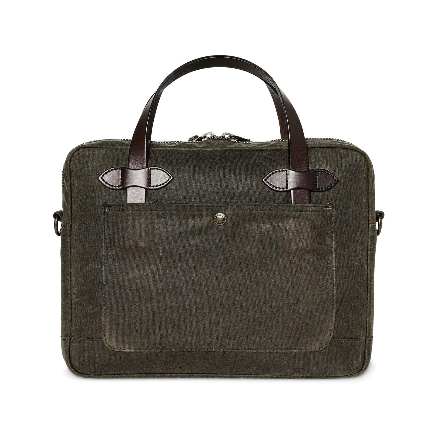 Custom Filson Tin Cloth Compact Briefcase - Corporate Gifts
