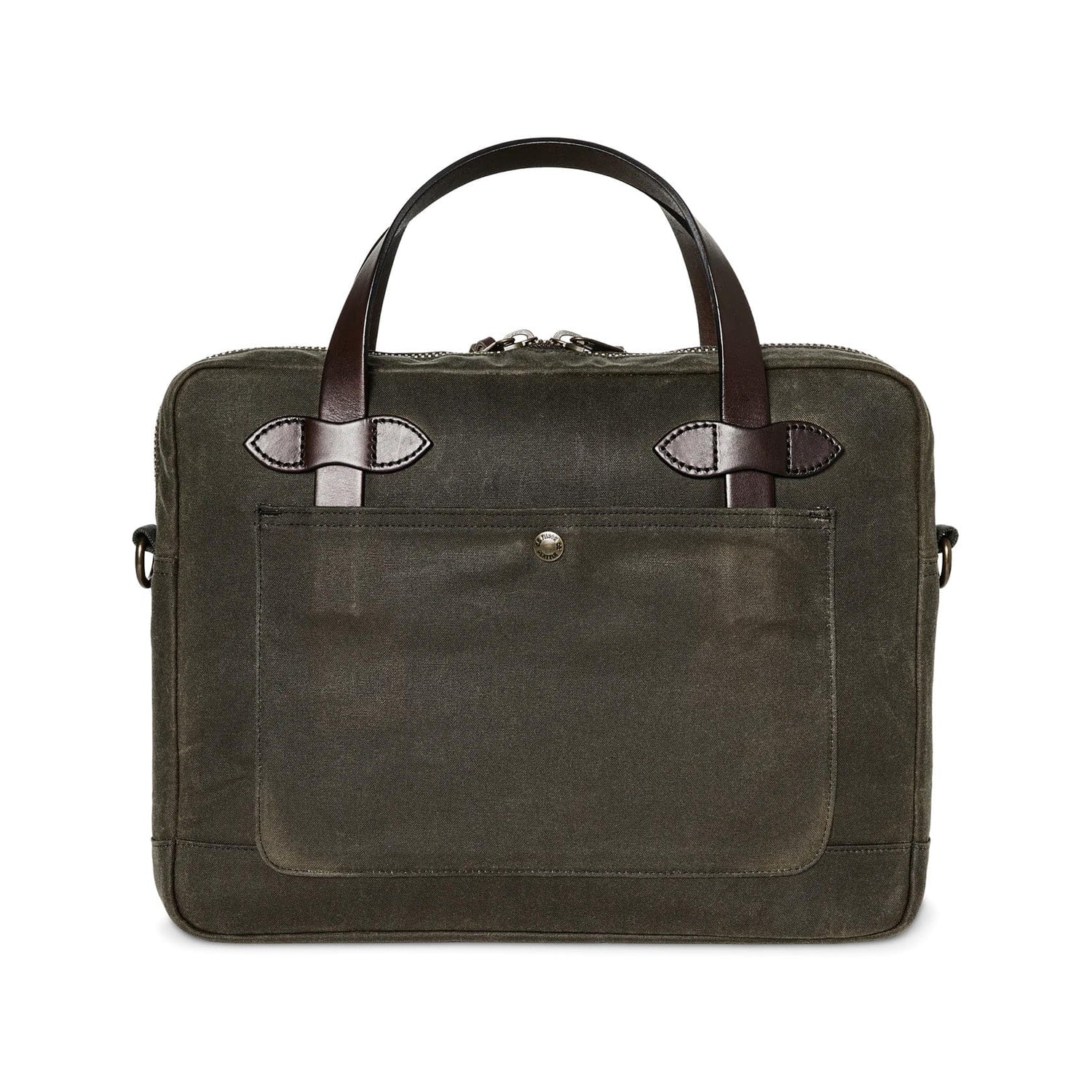 Custom Filson Tin Cloth Compact Briefcase - Corporate Gifts