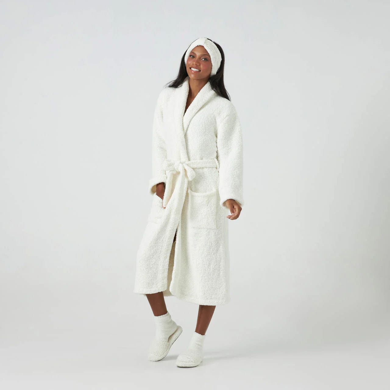 Kashwere Raspberry Custom Kashwere Shawl Collar Robe | Corporate Gifts | Clove & Twine