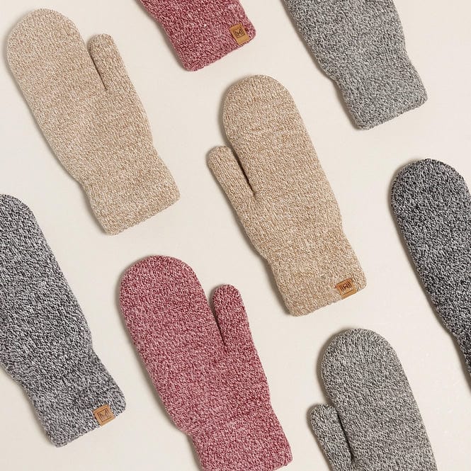 Custom Knit Mittens with Cozy Lining