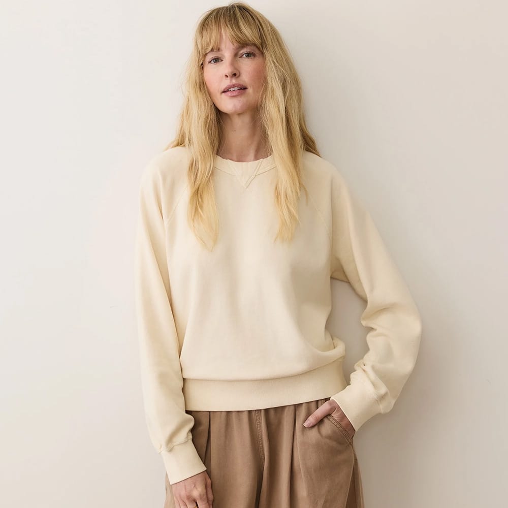 Custom Marine Layer Women's Cloud 9 Relaxed Crewneck - Corporate Gifts