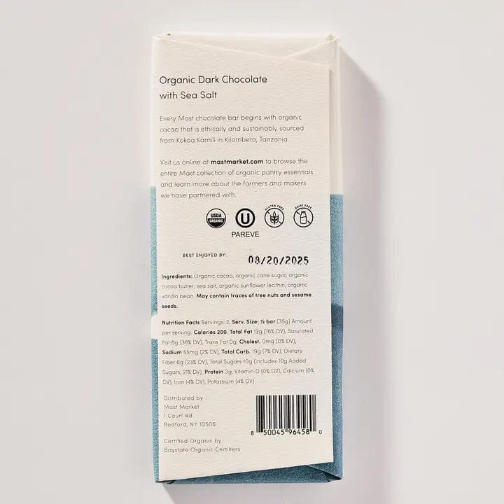 Custom Mast Sea Salt Chocolate - Corporate Gifts