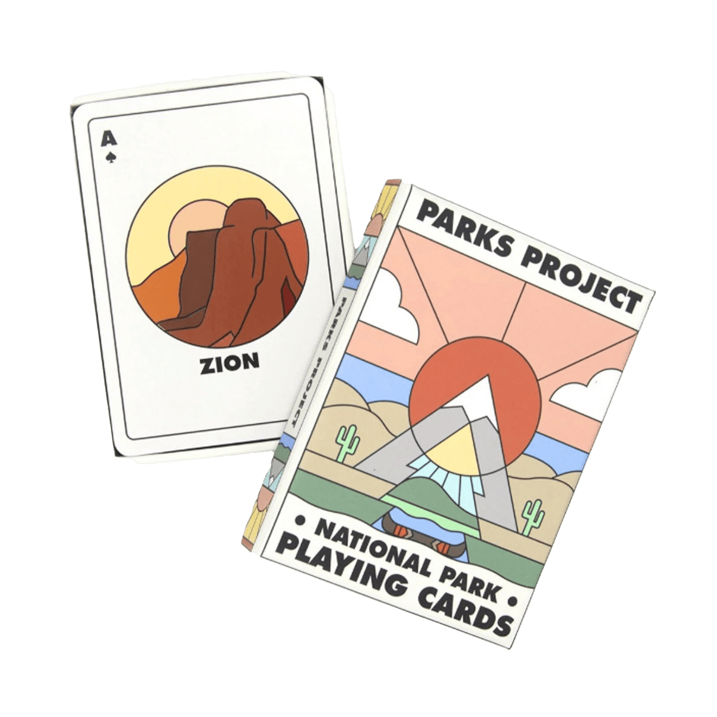 Custom Minimalist National Park Playing Cards