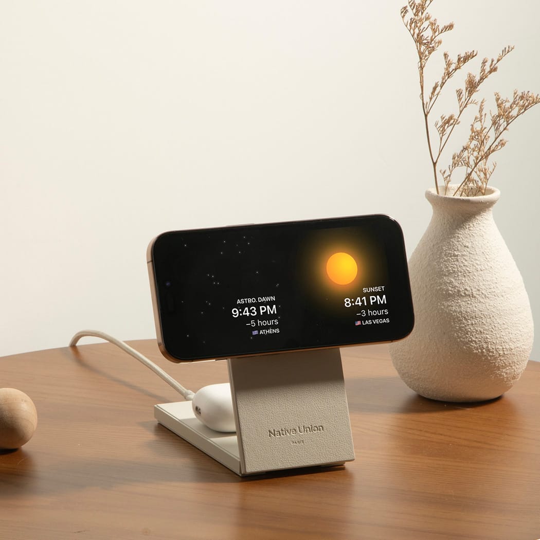 Custom Native Union Rise 2-IN-1 Qi2 Wireless Charger - Corporate Gifts