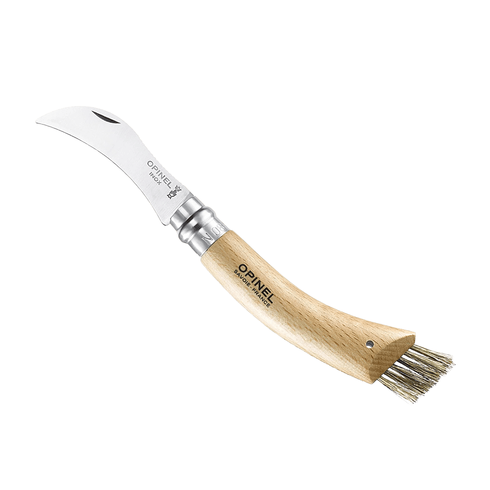 Custom Opinel No. 08 Mushroom Knife with Brush - Corporate Gifts