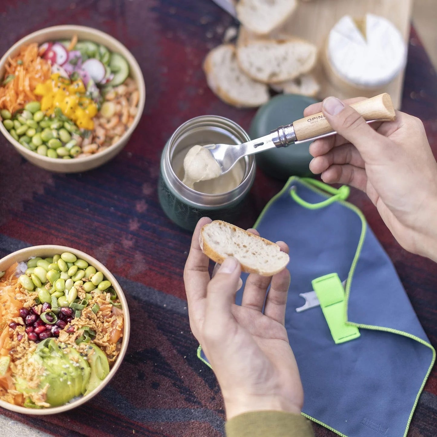 Custom Opinel Picnic Set with No. 08 Knife - Corporate Gifts