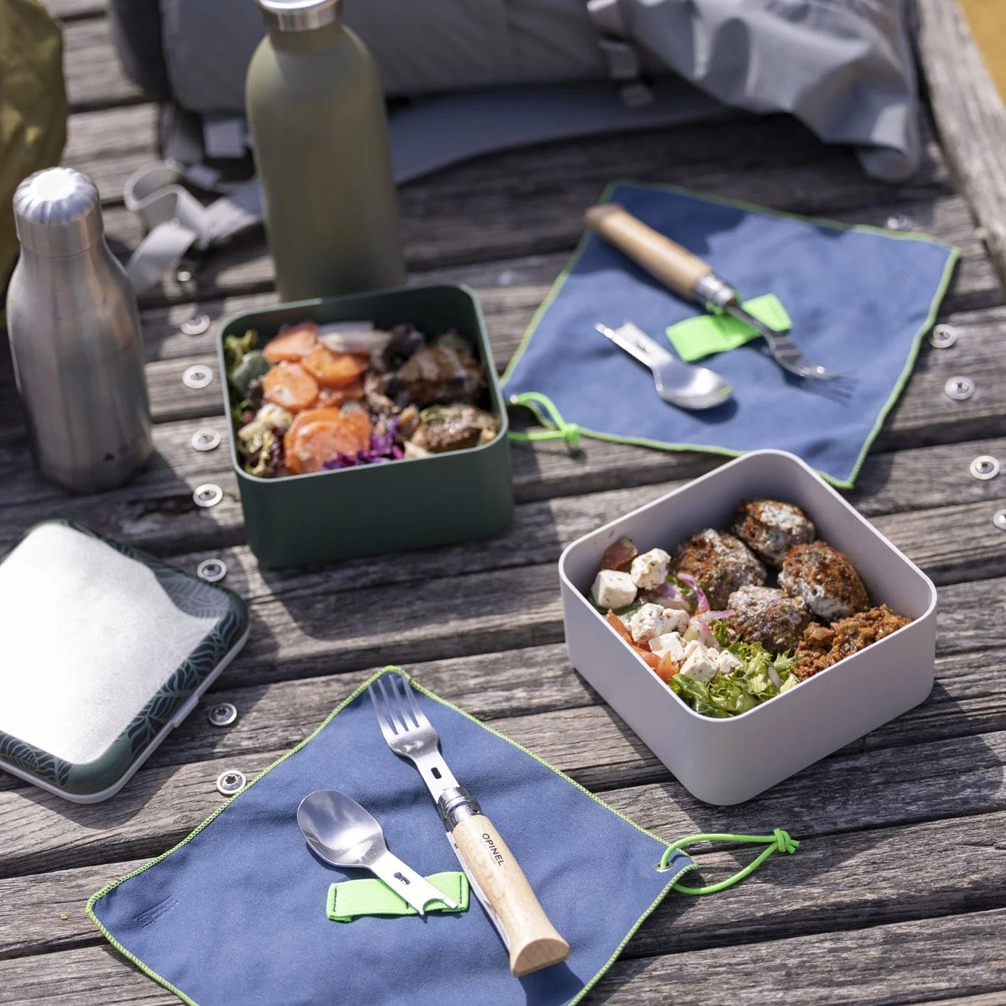 Custom Opinel Picnic Set with No. 08 Knife - Corporate Gifts