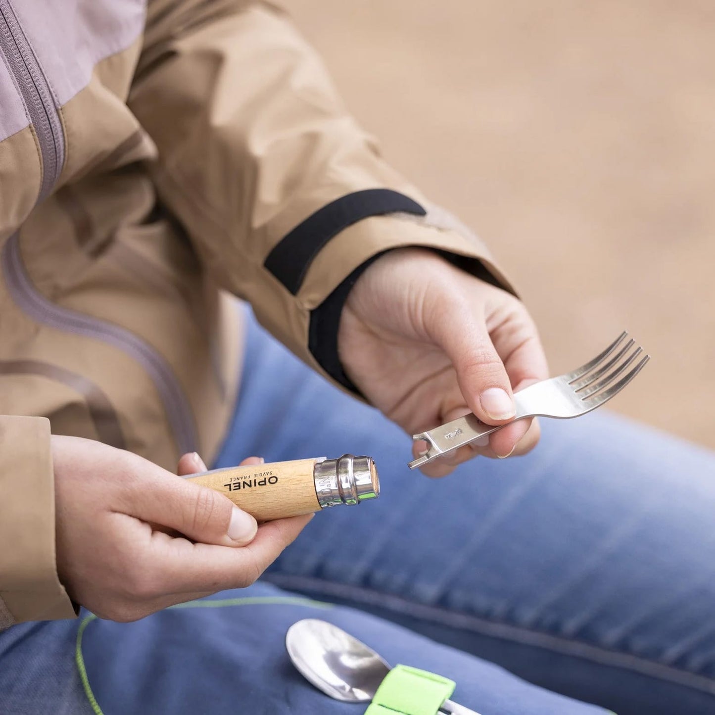 Custom Opinel Picnic Set with No. 08 Knife - Corporate Gifts