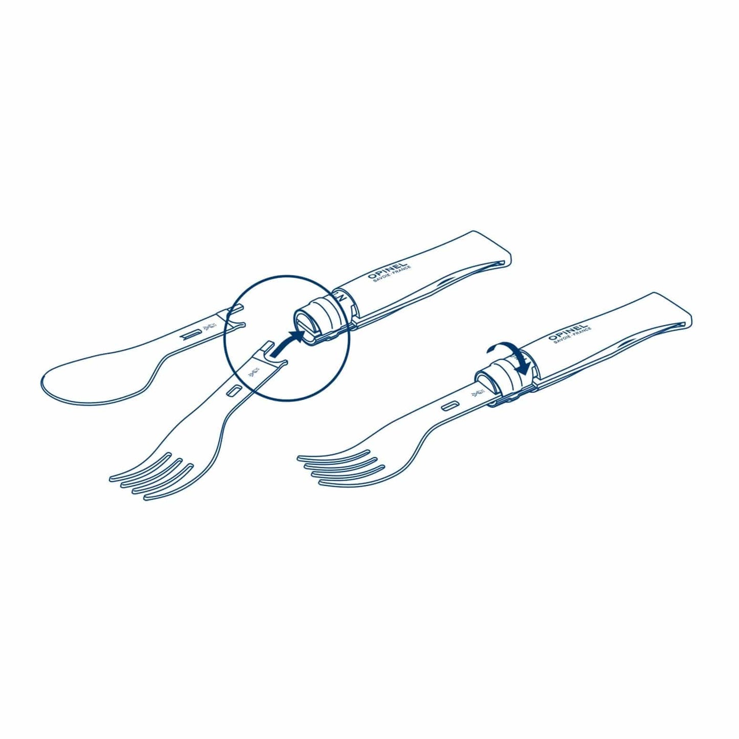 Custom Opinel Picnic Set with No. 08 Knife - Corporate Gifts