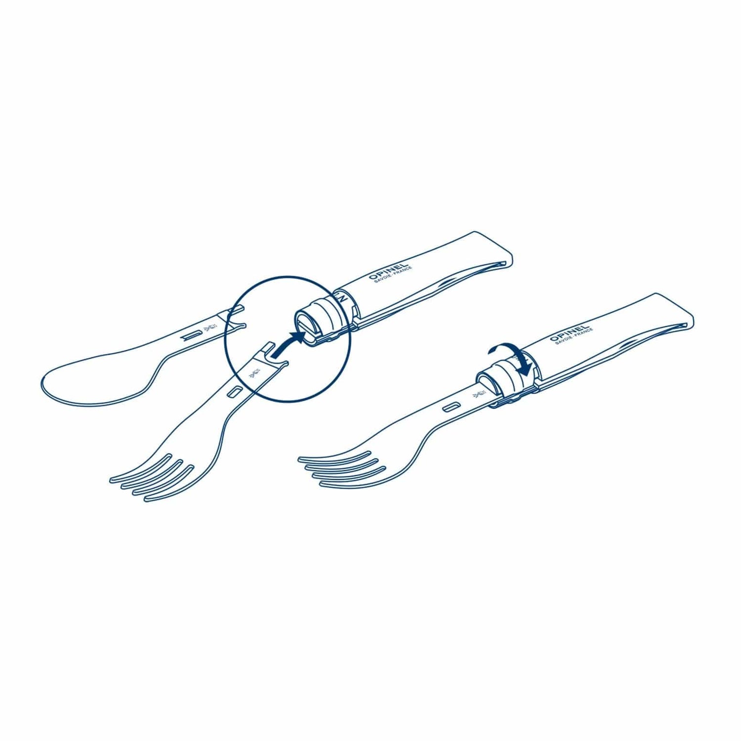 Custom Opinel Picnic Set with No. 08 Knife - Corporate Gifts