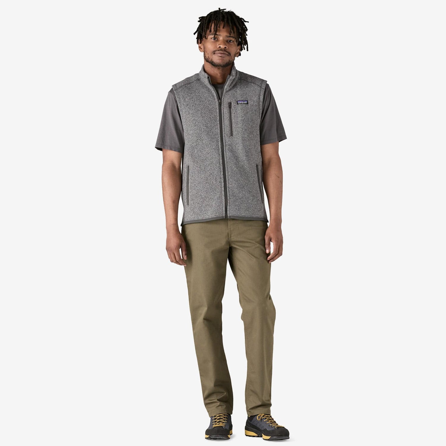 fleece vest over dress shirt The Corporate Fleece Vest Look
