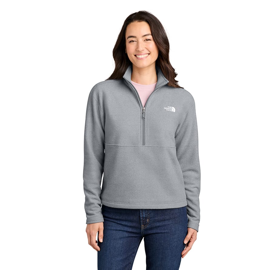 Custom The North Face Women's Textured Pine Grove 1/2-Zip - Corporate Gifts