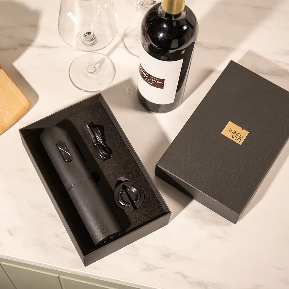 Custom Vacu Vin Electric Wine Opener - Corporate Gifts