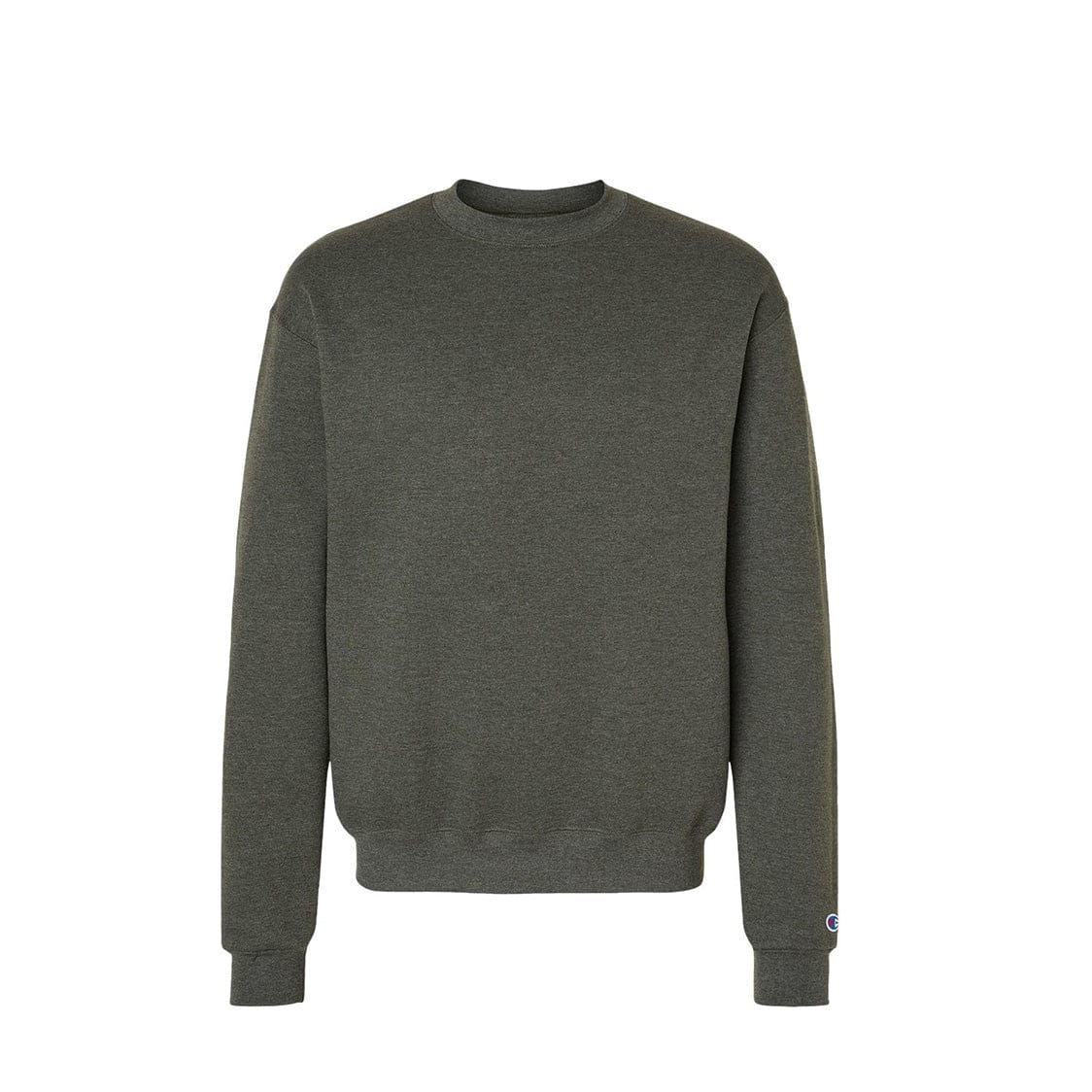 Dark Green Heather / S Custom Champion Unisex Powerblend Crewneck Sweatshirt - Corporate Gifts