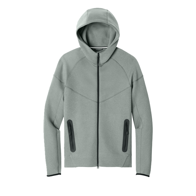 Dark Grey Heather / SM Custom Men's Nike Tech Fleece Full-Zip Hoodie - Corporate Gifts