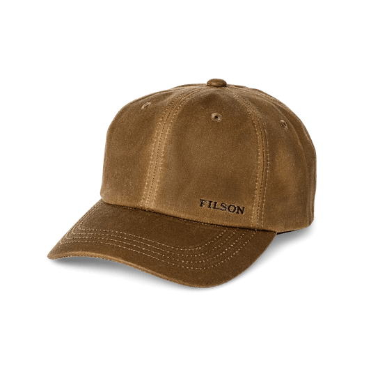 Dark Khaki Custom FILSON Waxed Low-Profile Logger Cap - Corporate Gifts