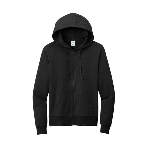 Deep Black / SM Custom Allmade Unisex Organic French Terry Full-Zip Hoodie - Corporate Gifts