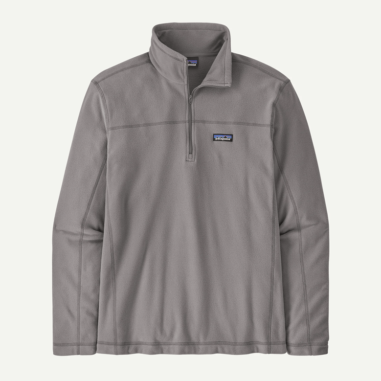 Feather Grey / XS Custom Patagonia Men's Micro D 1/4-Zip - Corporate Gifts