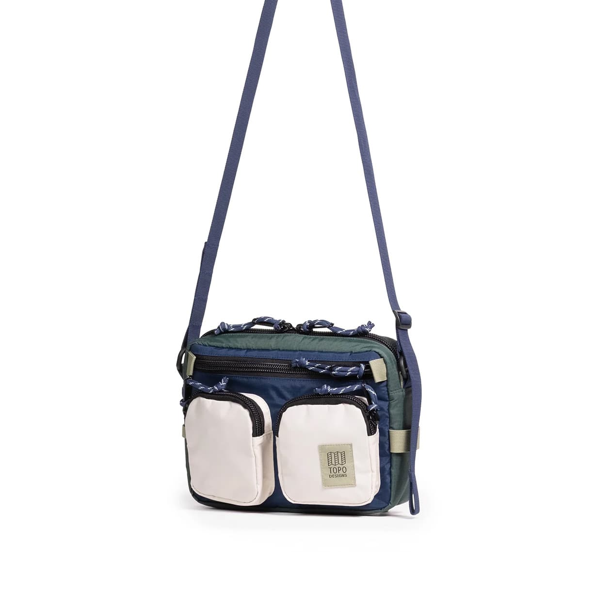 Forest / Bone White Custom Topo Designs Block Bag - Corporate Gifts