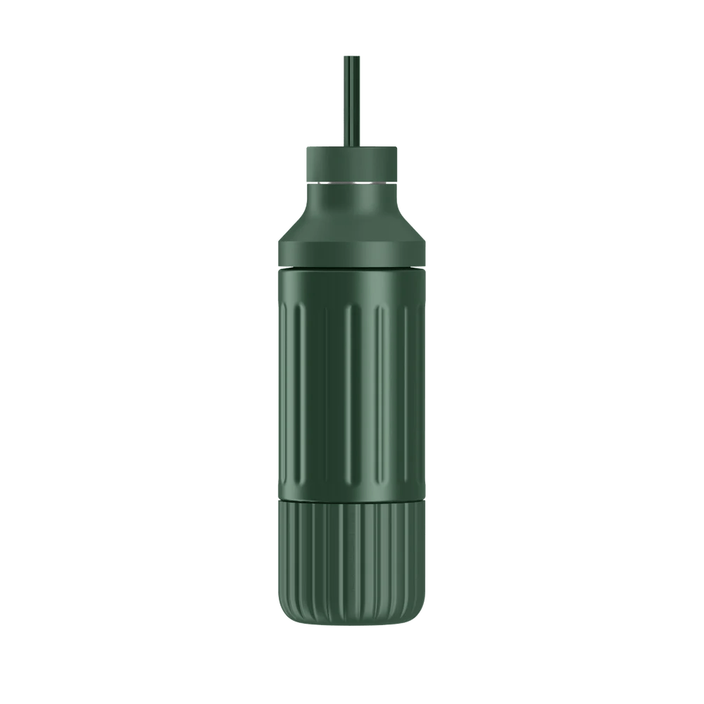 Forest Green Custom Beast Health Dual Cap Hydration Bottle