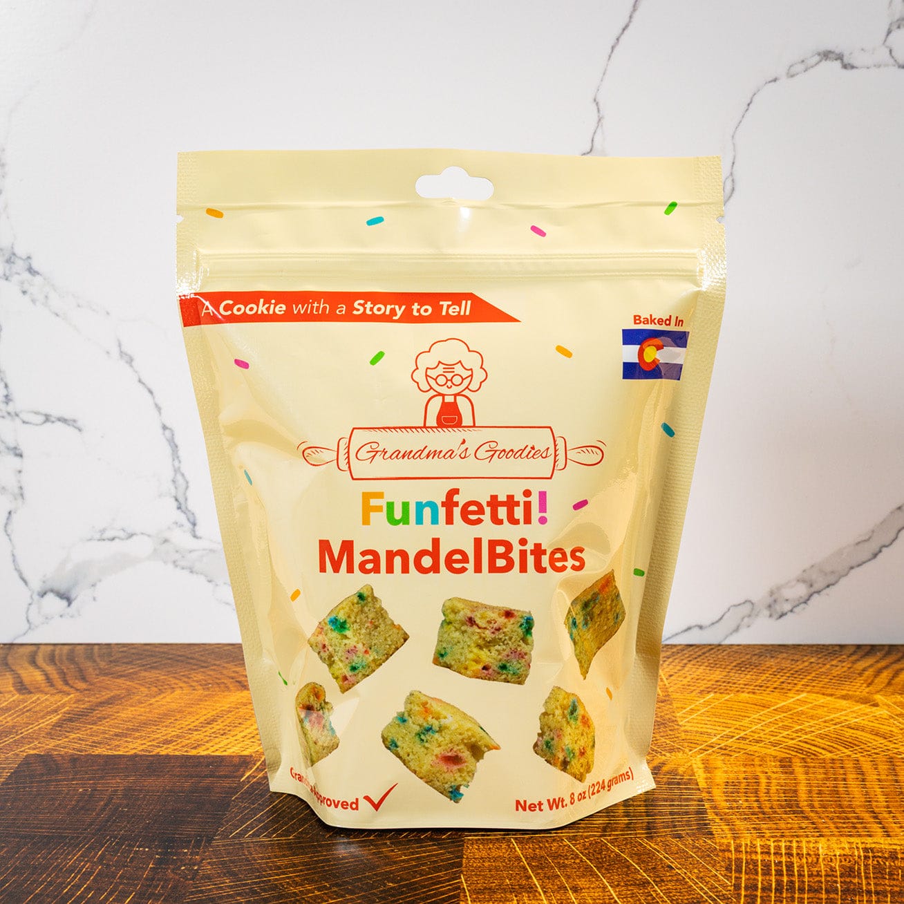Funfetti! Custom Grandma's Goodies Mandel Bites - Corporate Gifts