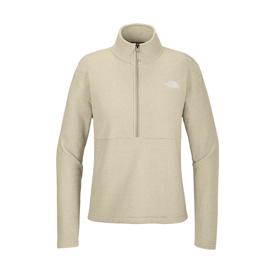 Gravel Heather / S Custom The North Face Women's Textured Pine Grove 1/2-Zip - Corporate Gifts