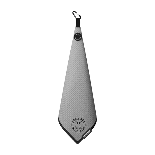 Grey Custom Ghost Golf Magnetic Towel - Corporate Gifts