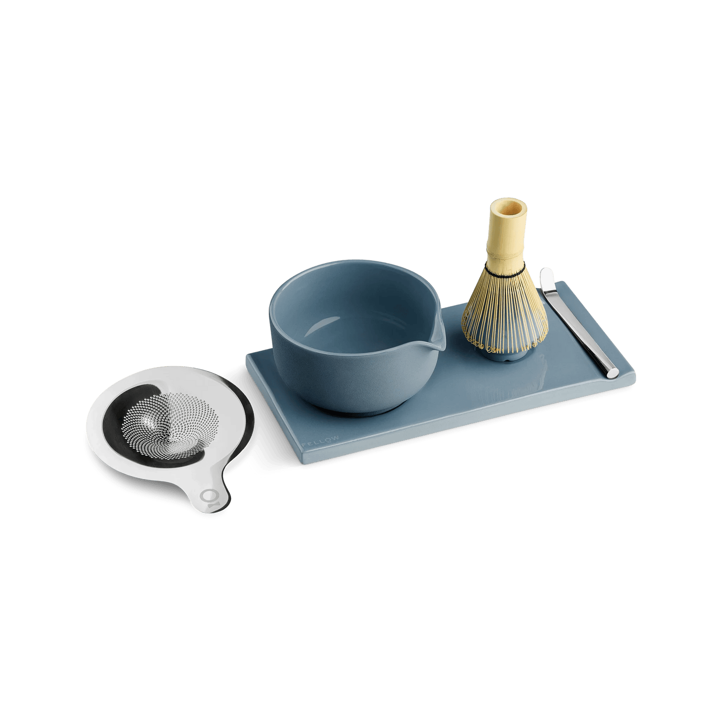 Hazy Blue Custom Fellow Matcha Set - Corporate Gifts